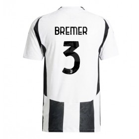 Juventus Gleison Bremer #3 Hemmakläder 2024-25 Kortärmad